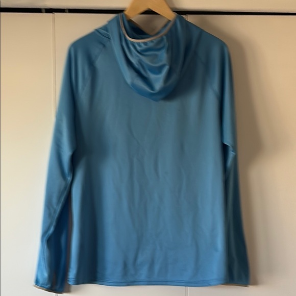 Blue Patagonia Long Sleeve UPF Hoodie - Picture 3 of 6